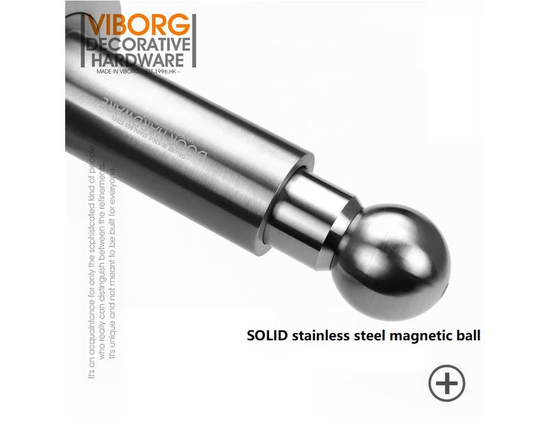 VIBORG Deluxe Solid Sus304 Stainless Steel Extra-Thick Casting Heavy Duty Adjustable Powerful Floor or Wall Mount Mounted Magnetic Doorstops Door Stopper Door Stop (1) - Image 4